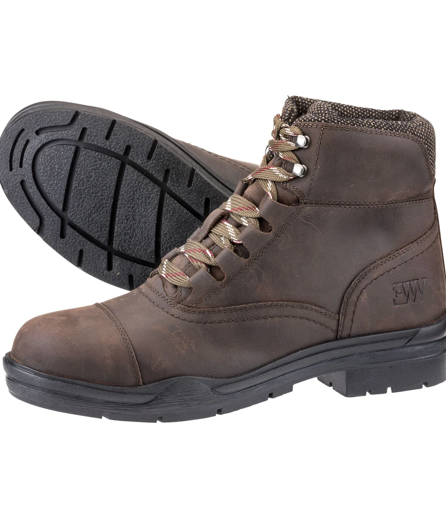 EQUESTRIAN WORK WEAR Chaussures d'écurie ou de travail à coque acier Adventure marron foncé Outlet