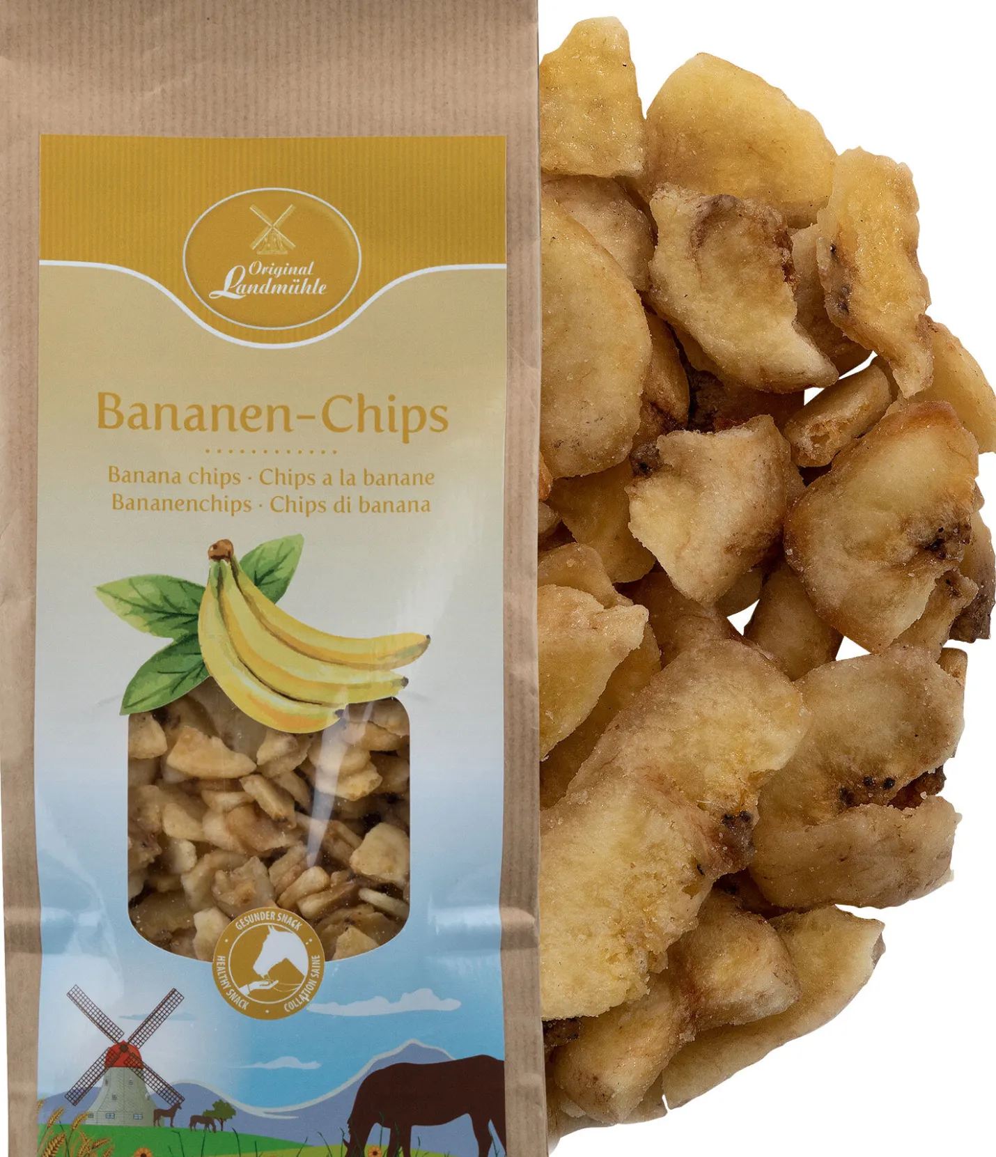 Original Landmühle Chips de banane Discount