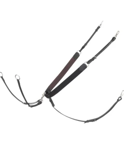 CLARIDGE HOUSE Collier de chasse en cuir gras Elastic Professional noir Online