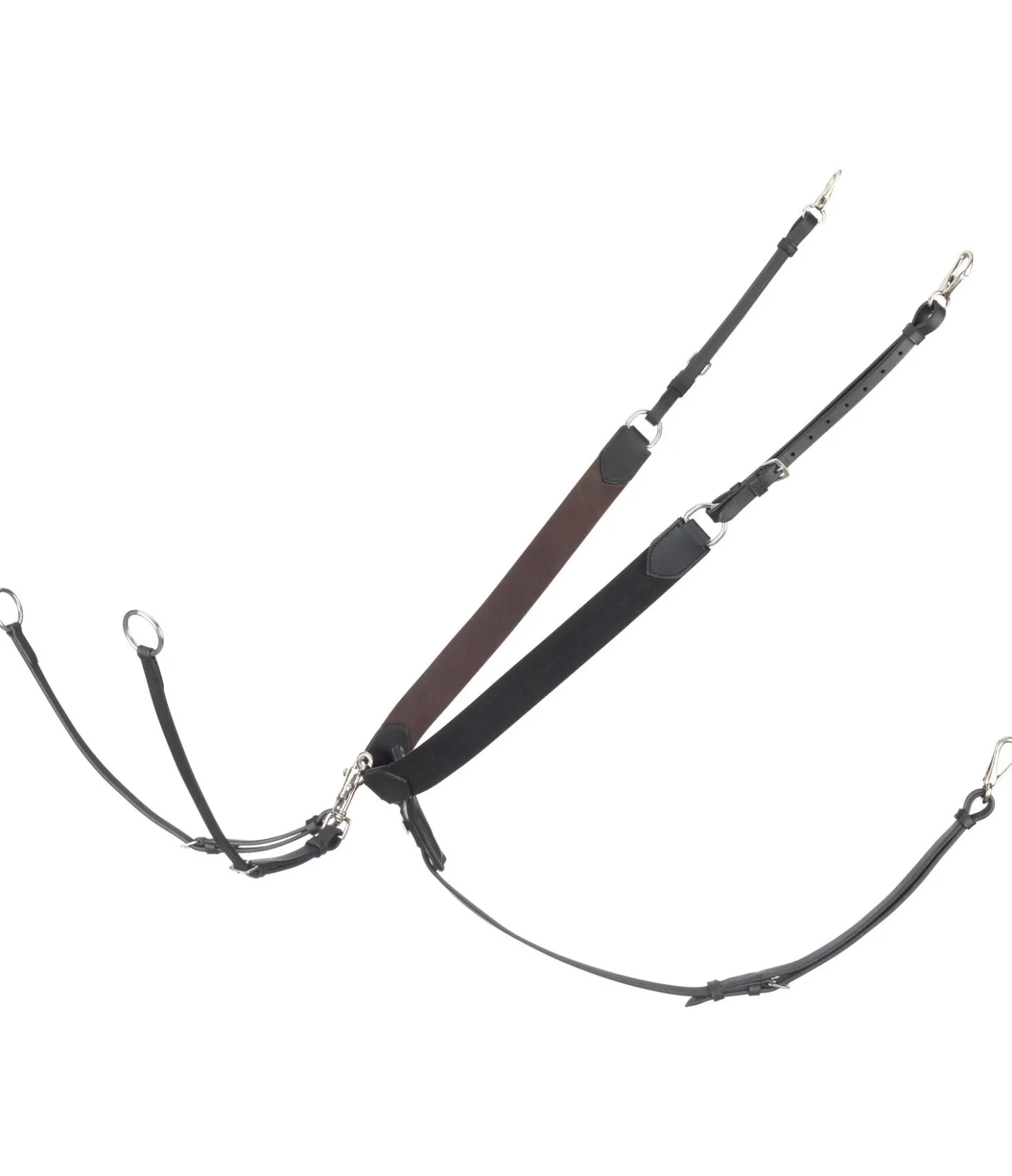 CLARIDGE HOUSE Collier de chasse en cuir gras Elastic Professional noir Online