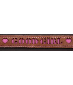sugar dog Collier pour chien en cuir Good Dog rose-fuchsia Clearance