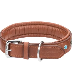 sugar dog Collier pour chien en cuir Chinook tabac