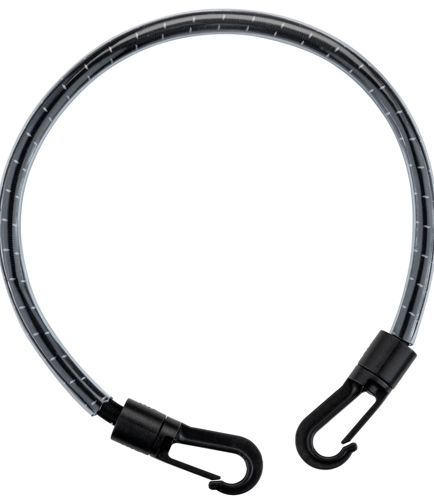 THERMO MASTER Courroie de queue élastique avec gaine en PVC noir