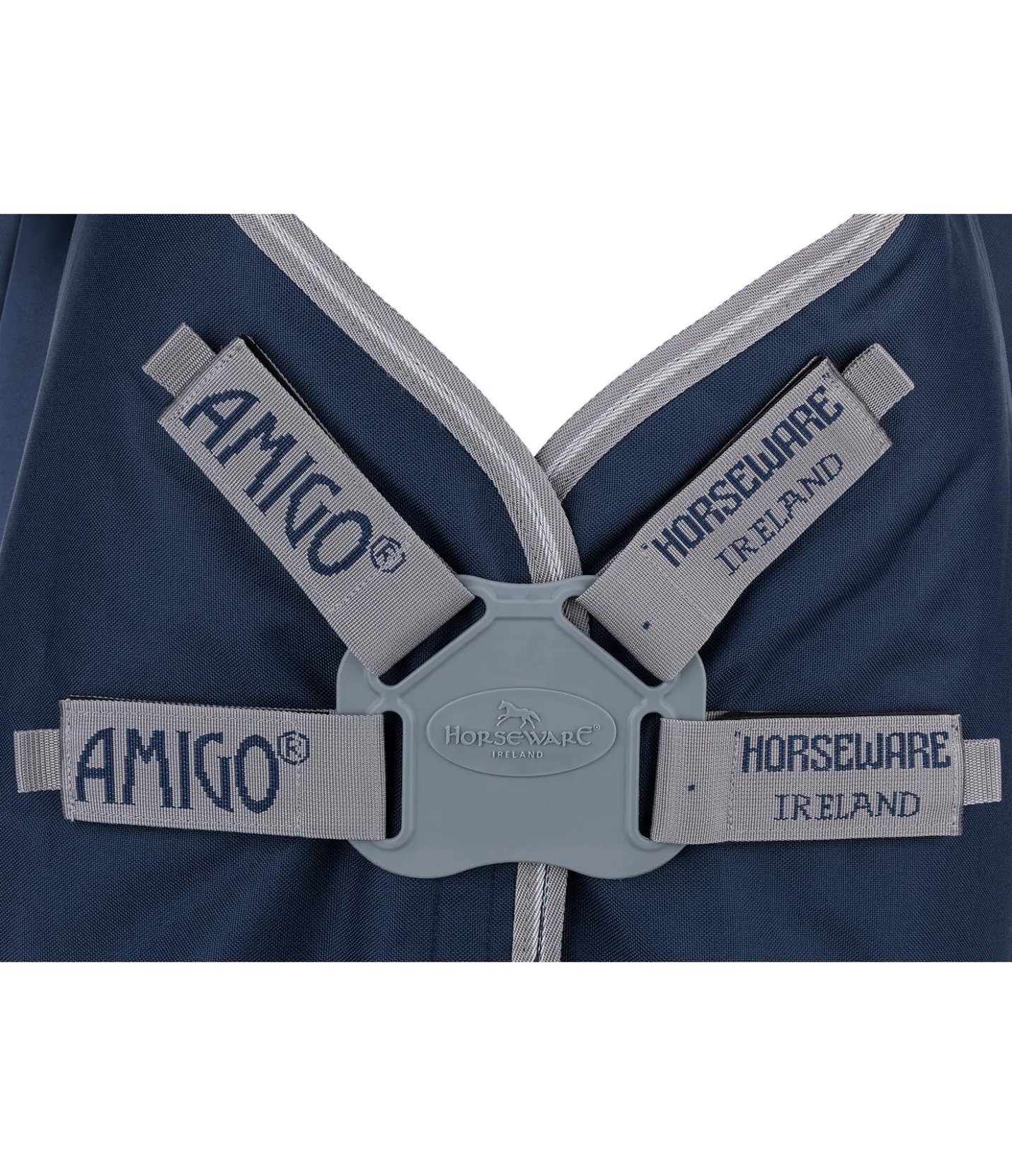 HORSEWARE Couverture Amigo 1200D Fieldsafe Plus Turnout, 50 g navy