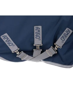 HORSEWARE Couverture Amigo 1200D Fieldsafe Plus Turnout, 50 g navy