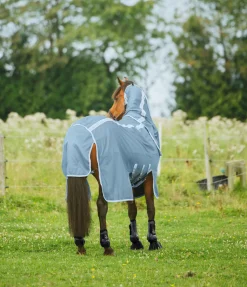 Felix Bühler Couverture anti-mouches technique Cool Down gris bleu Sale