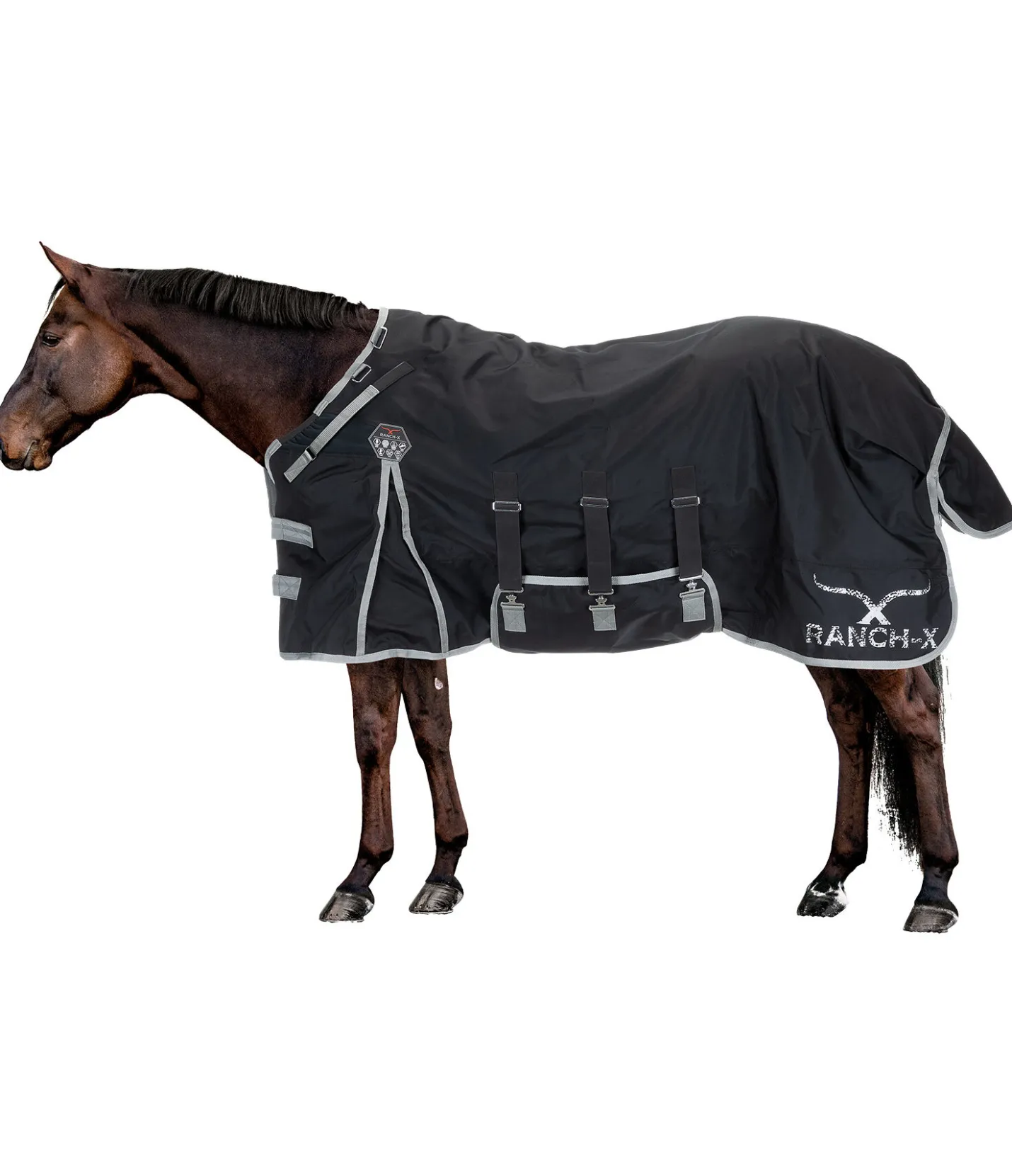 RANCH-X Couverture d'extérieur All-Rounder Nylon noir Best