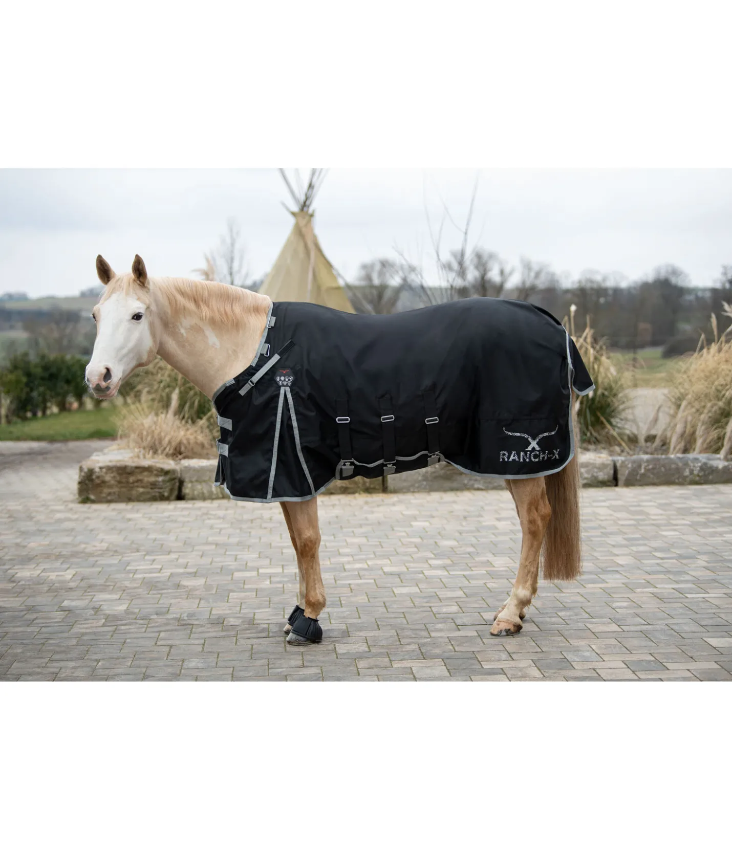 RANCH-X Couverture d'extérieur All-Rounder Nylon noir Best
