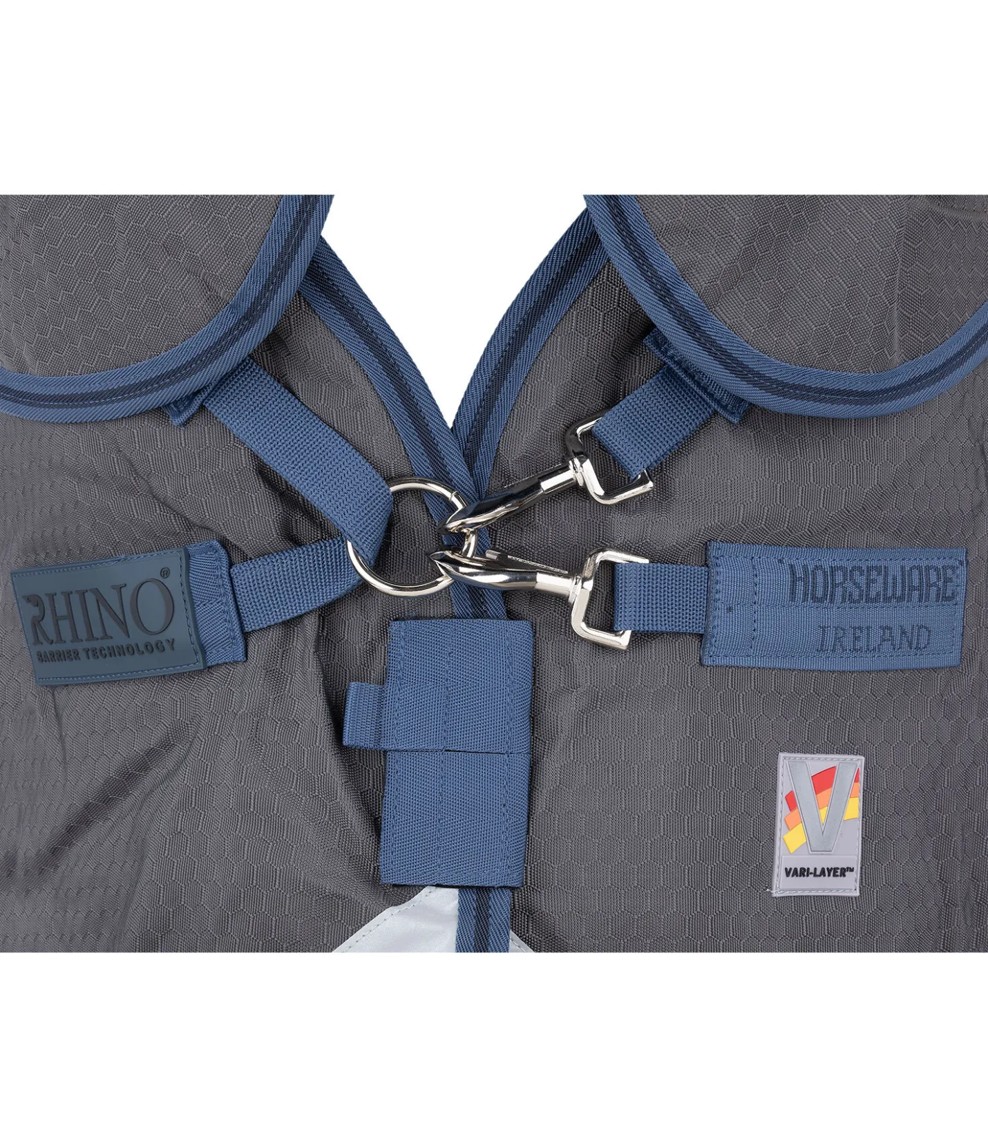 HORSEWARE Couverture d'extérieur avec système de liners RHINO Hexstop Plus, 100-250 g brume Discount