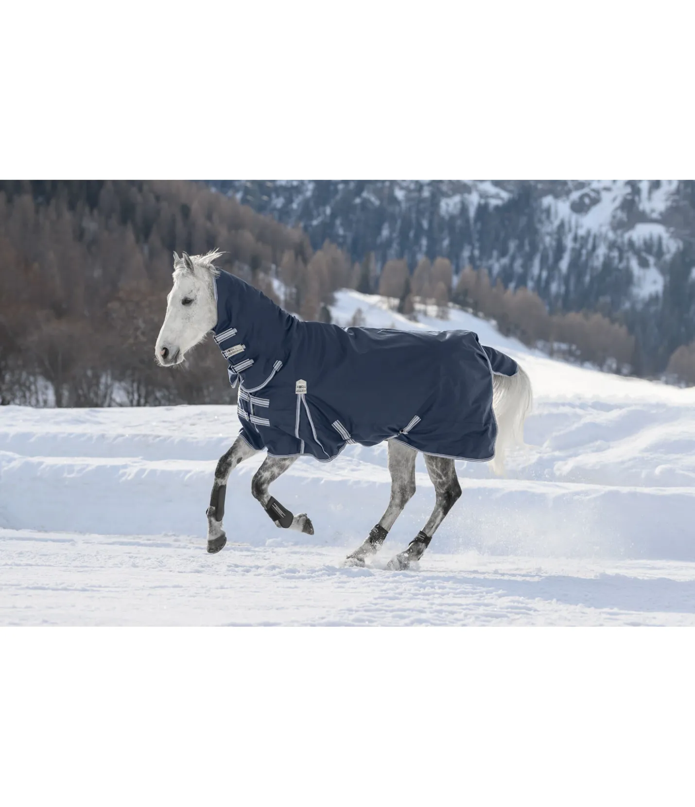 THERMO MASTER Couverture d'extérieur avec couvre-cou intégré Kadir Fullneck, 400 g navy Discount