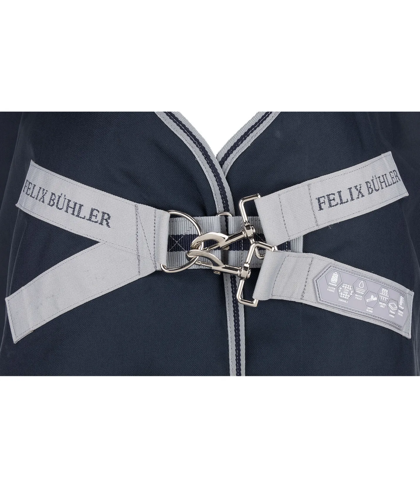 Felix Bühler Couverture d'extérieur avec système de liners Fadeah Light, 0 à 100g navy