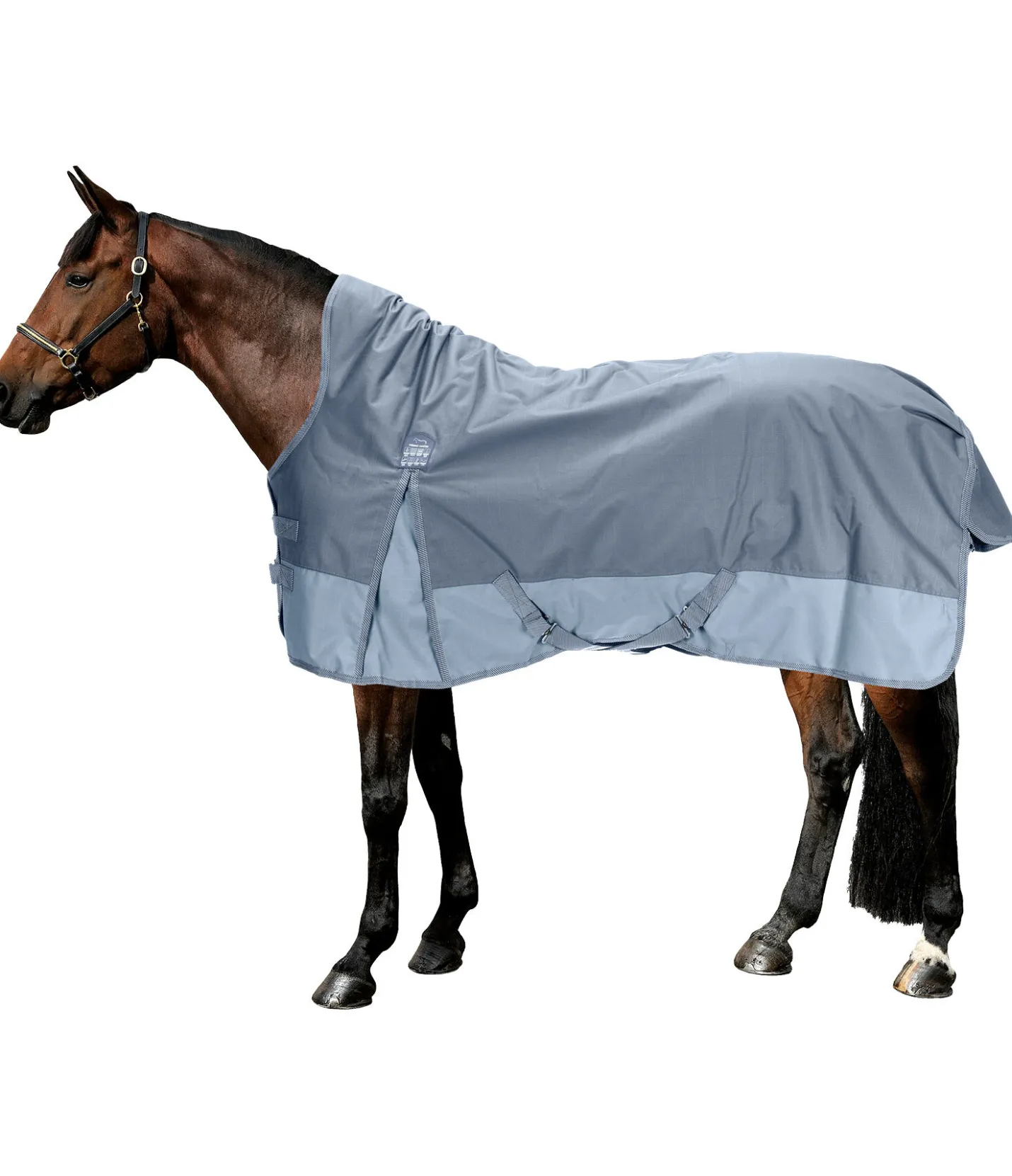 THERMO MASTER Couverture d'extérieur Highneck Abegail, 50 g bleu fumée Hot
