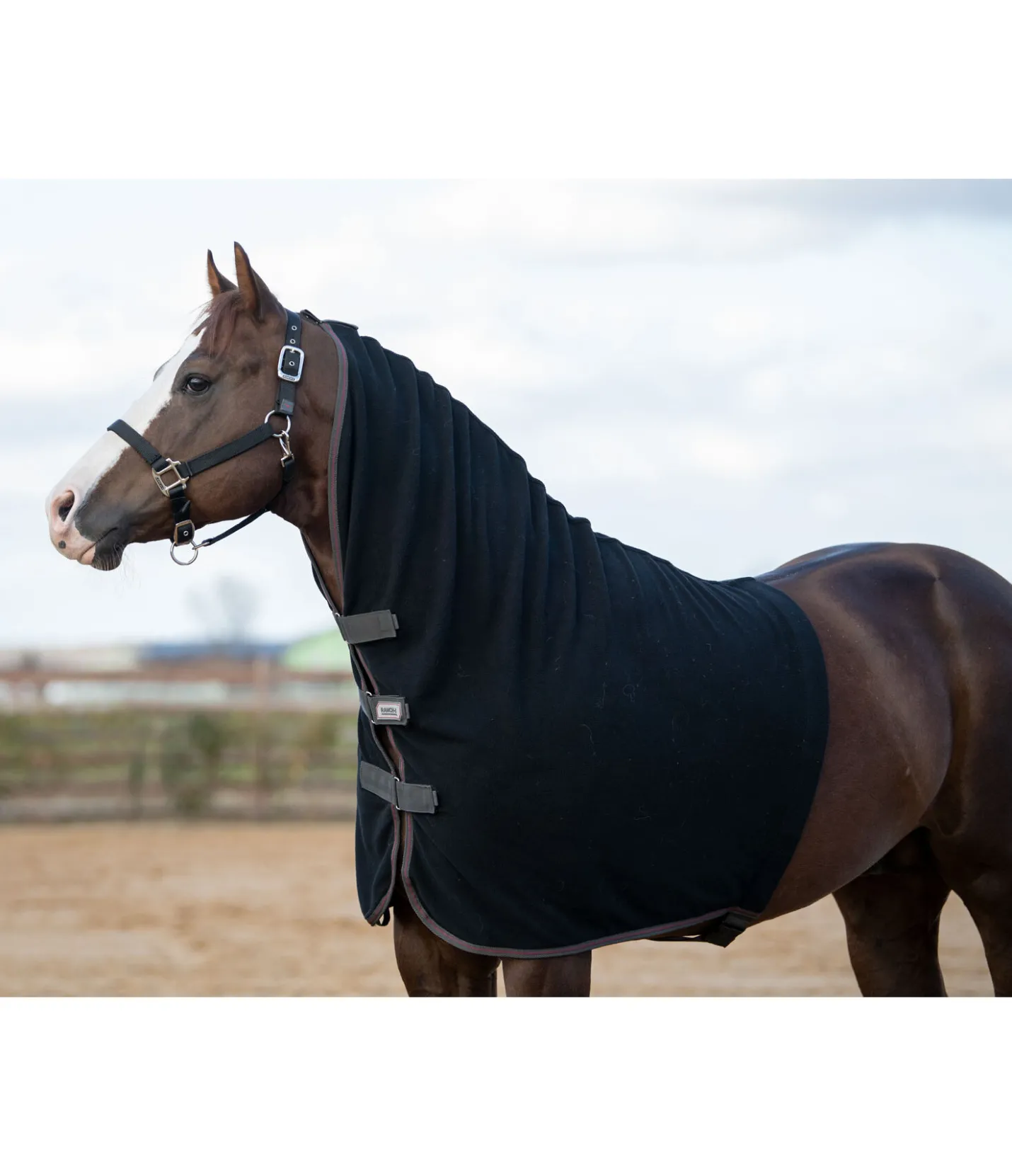 RANCH-X Couvre-cou polaire noir