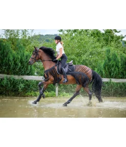 SHOWMASTER Couvre-reins anti-mouches noir
