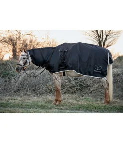 TWIN OAKS Couvre-reins imperméable Packer noir Hot