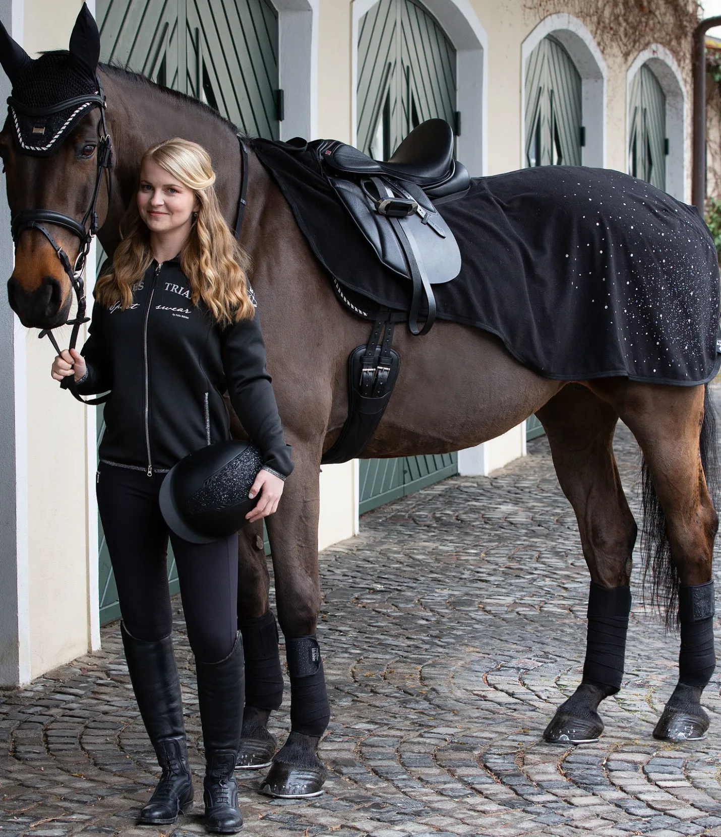 Felix Bühler Couvre-reins polaire technique Sparkling II noir