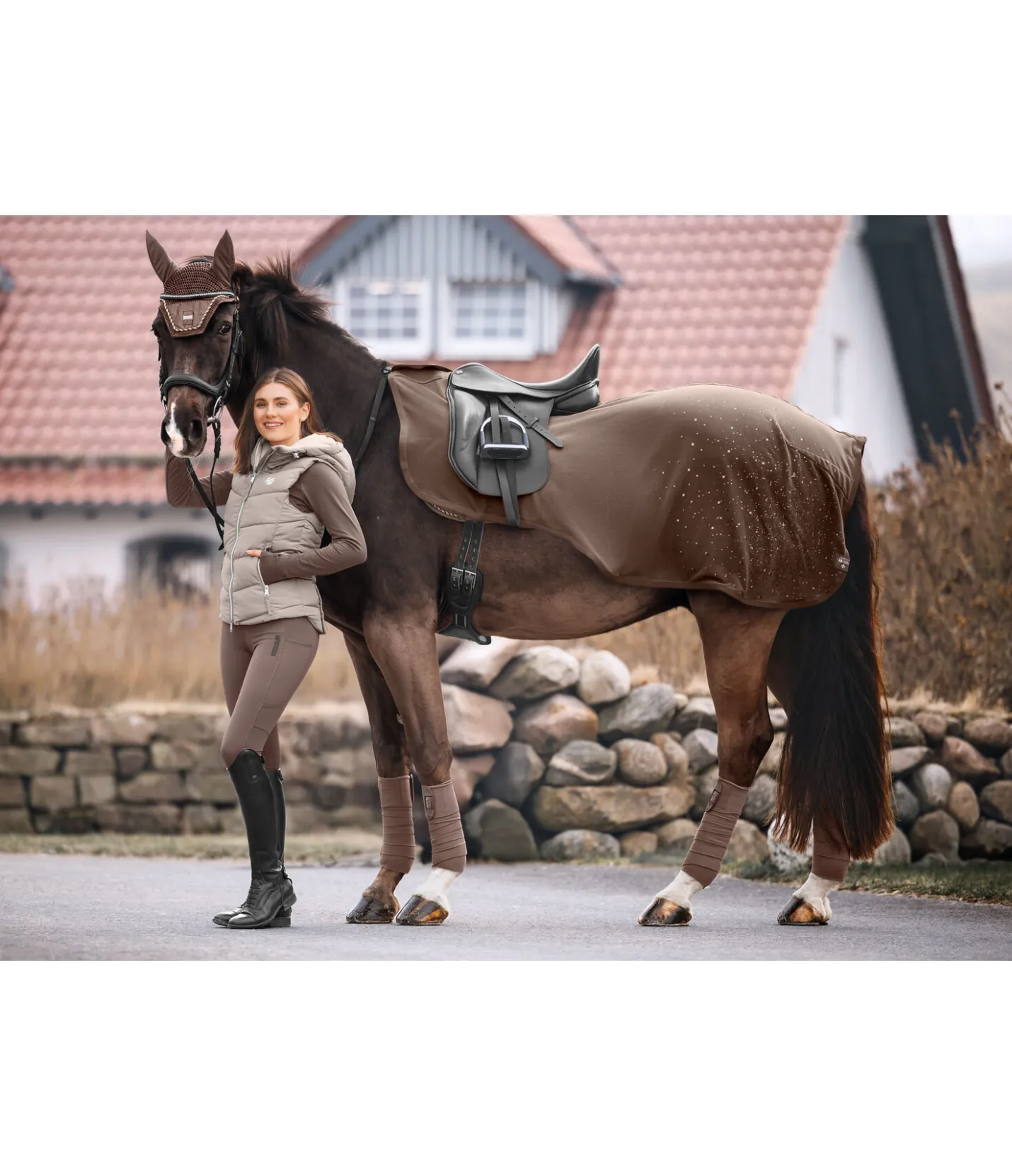 Felix Bühler Couvre-reins polaire technique Sparkling II cannelle