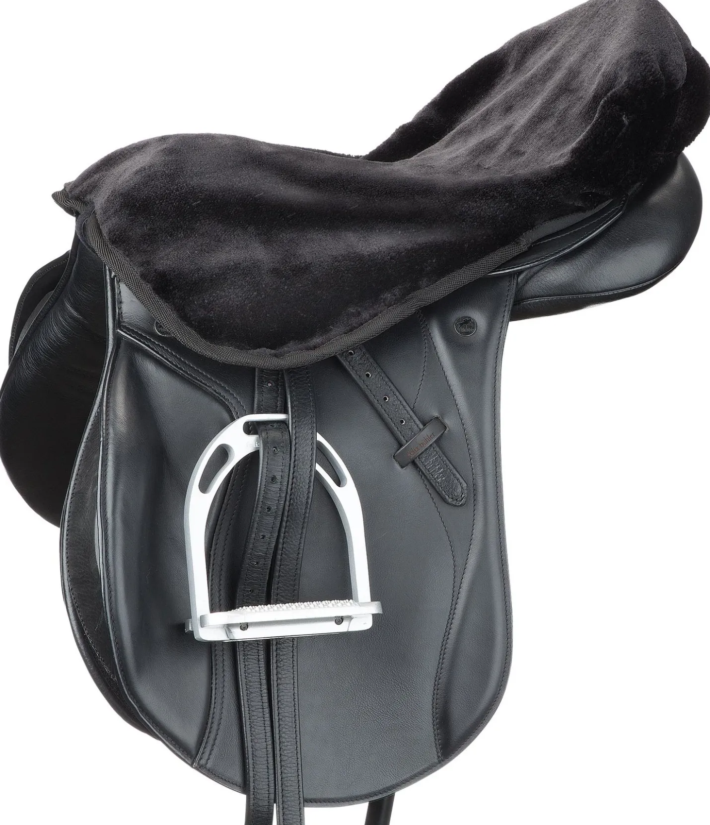SHOWMASTER Couvre-siège en polaire Teddy noir Outlet