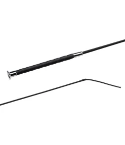 SHOWMASTER Cravache de dressage Brilliant noir/argenté Discount