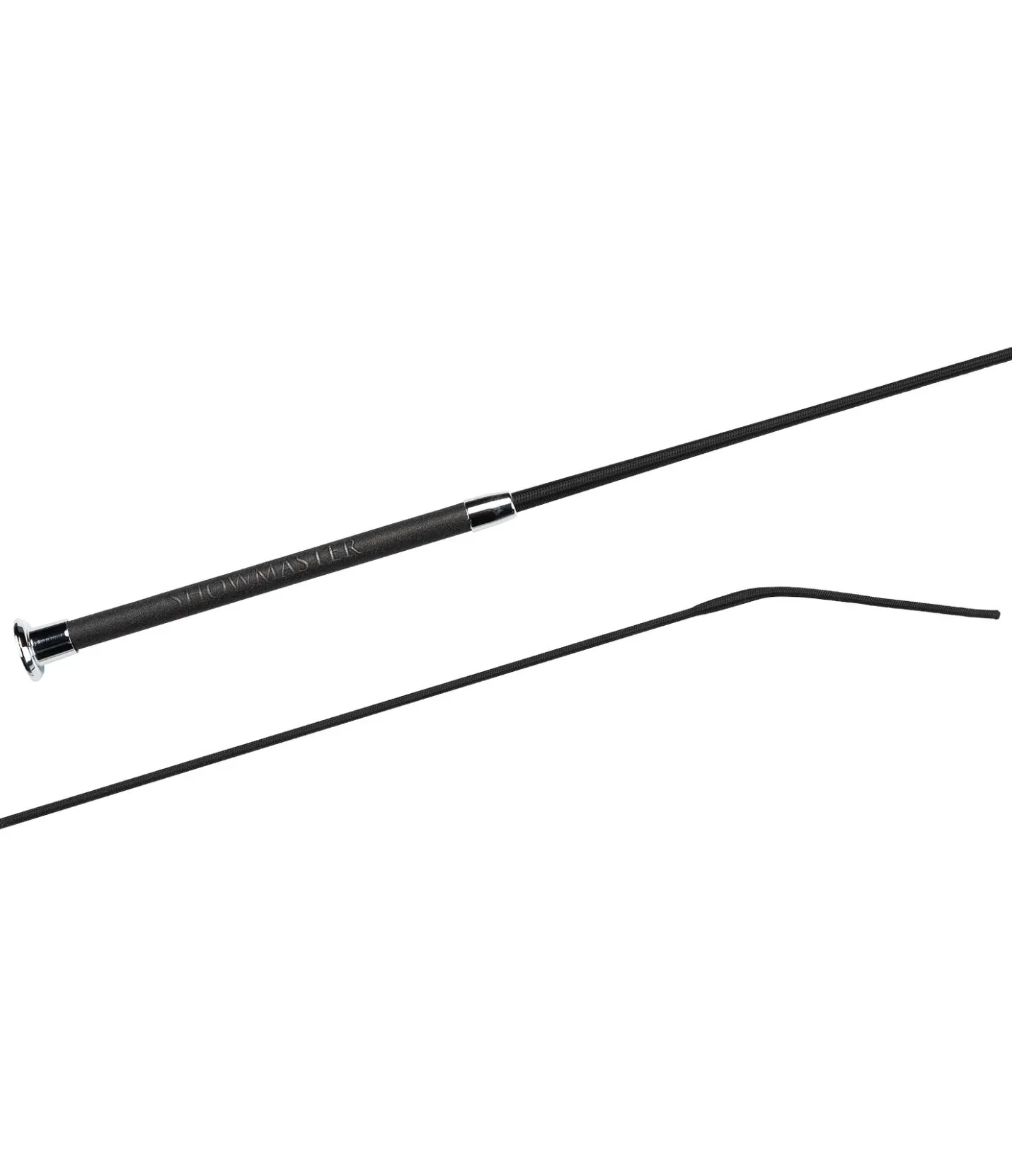 SHOWMASTER Cravache de dressage Sparkle noir/argenté Clearance