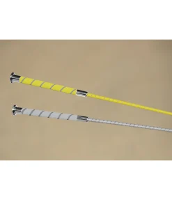 SHOWMASTER Cravache réfléchissante jaune Sale