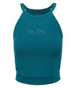 STEEDS Crop top Danya turquoise foncé Online