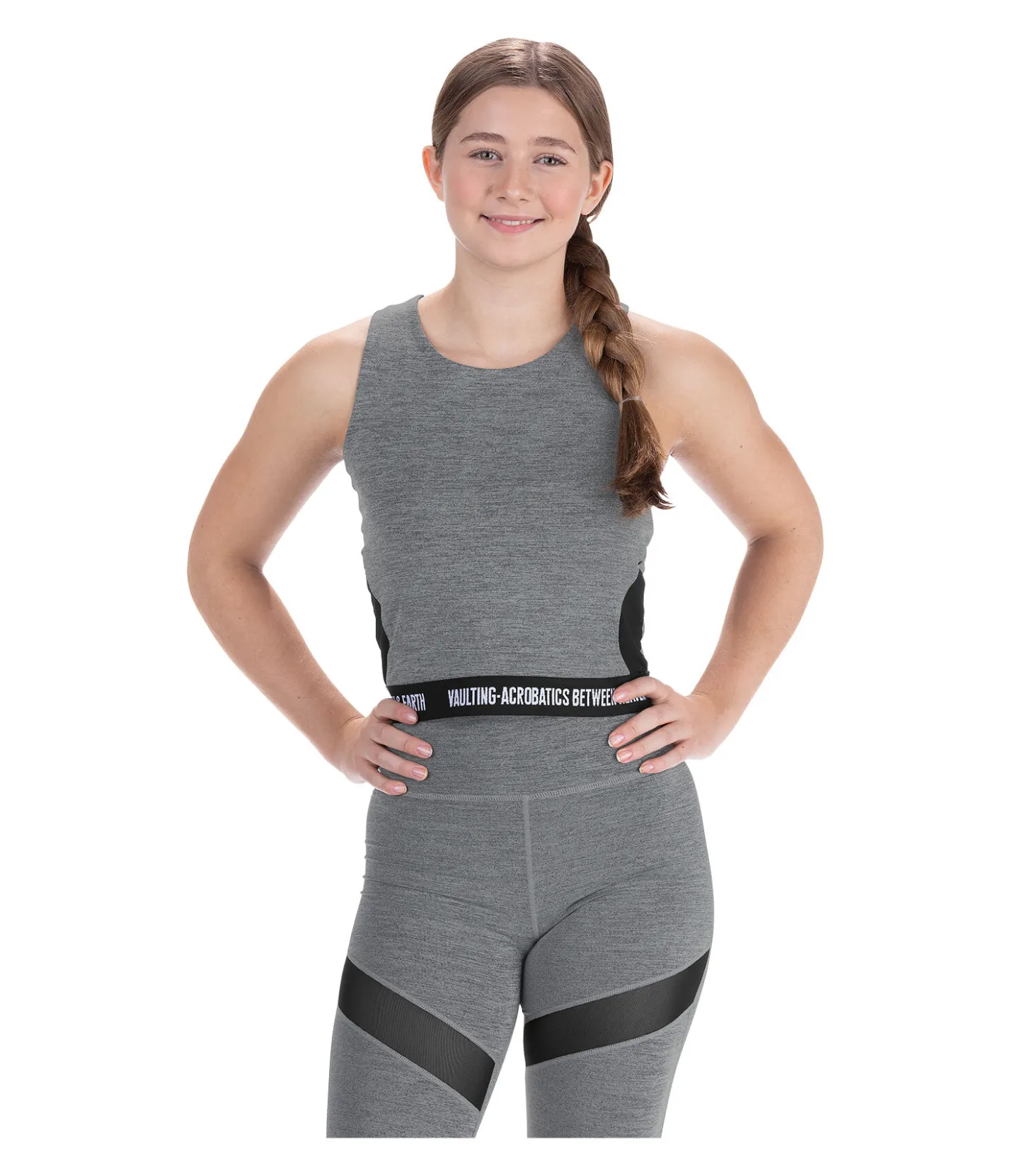 Volti by STEEDS Crop Top enfant et ado Leni carbone New