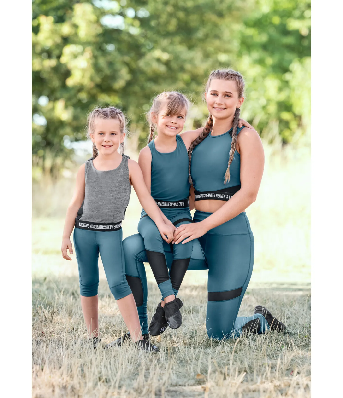 Volti by STEEDS Crop Top enfant et ado Leni carbone New
