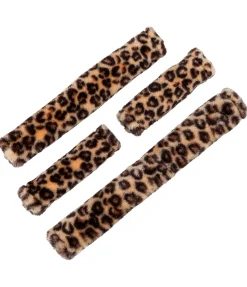 SHOWMASTER Ensemble de protections en polaire Teddy pour licol - 4 éléments léo-brun Best