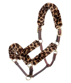 SHOWMASTER Ensemble de protections en polaire Teddy pour licol - 4 éléments léo-brun Best