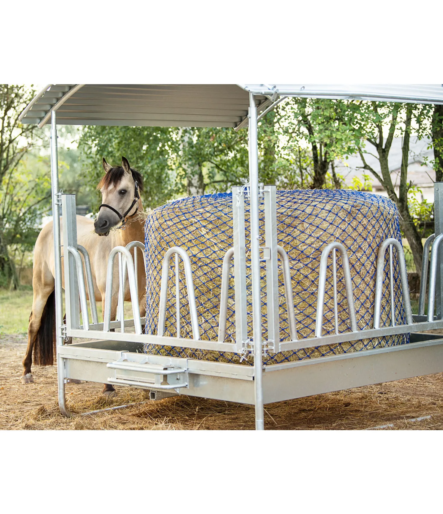 SHOWMASTER Filet à foin pour balles rondes cobalt Hot