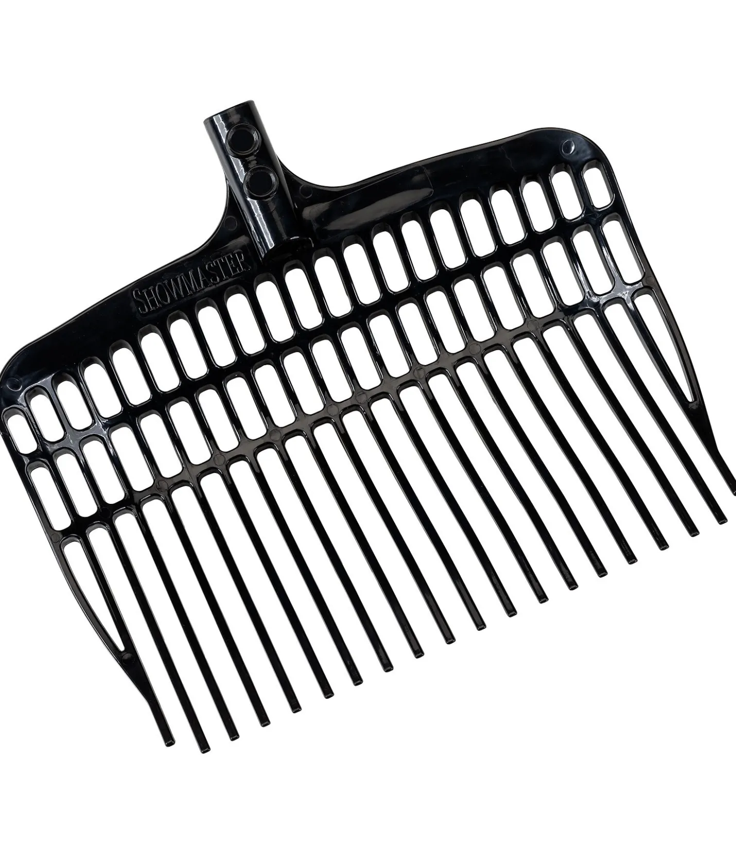 SHOWMASTER Fourche à crottins Curved noir Hot
