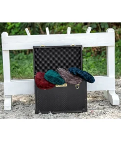SHOWMASTER Gant de pansage en polaire Teddy anthracite Outlet