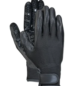 SHOWMASTER Gants de nettoyage Groomy noir