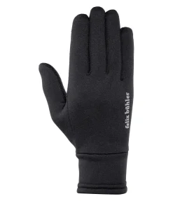 Felix Bühler Gants d'hiver en polaire Glacier noir Clearance