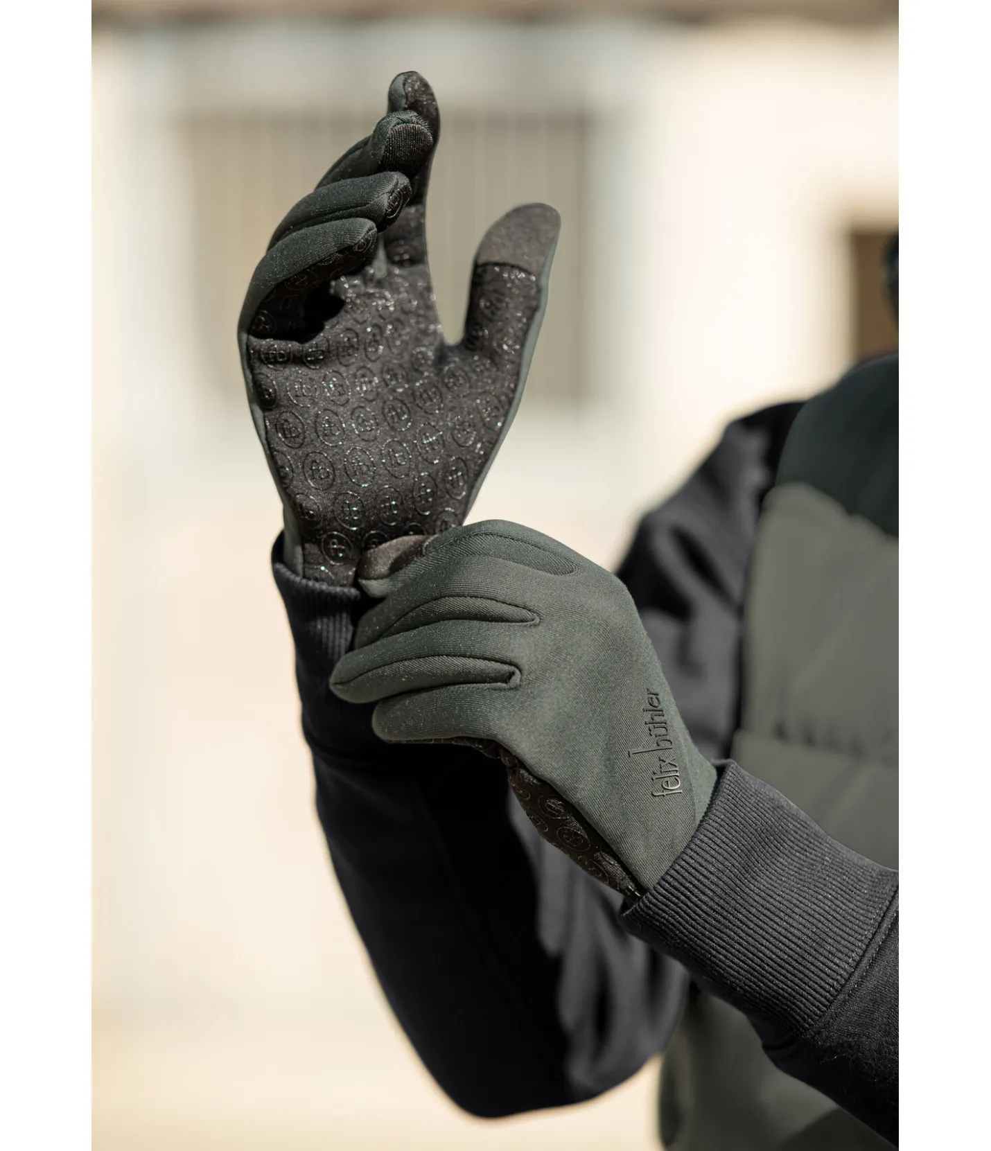 Felix Bühler Gants d'hiver en polaire Polar Touch forêt