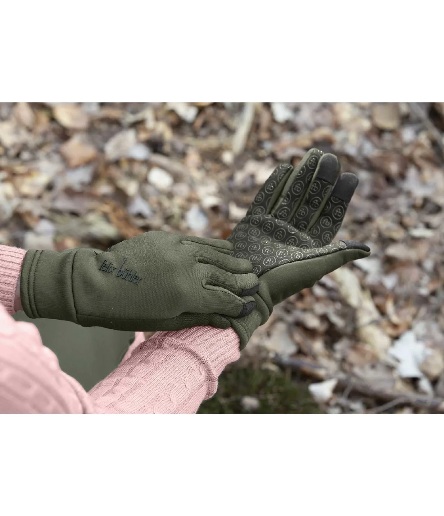 Felix Bühler Gants d'hiver en polaire Polar Touch forêt