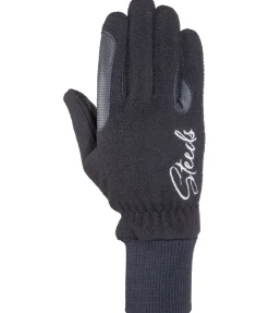 STEEDS Gants d'hiver en polaire Lausanne II noir Hot