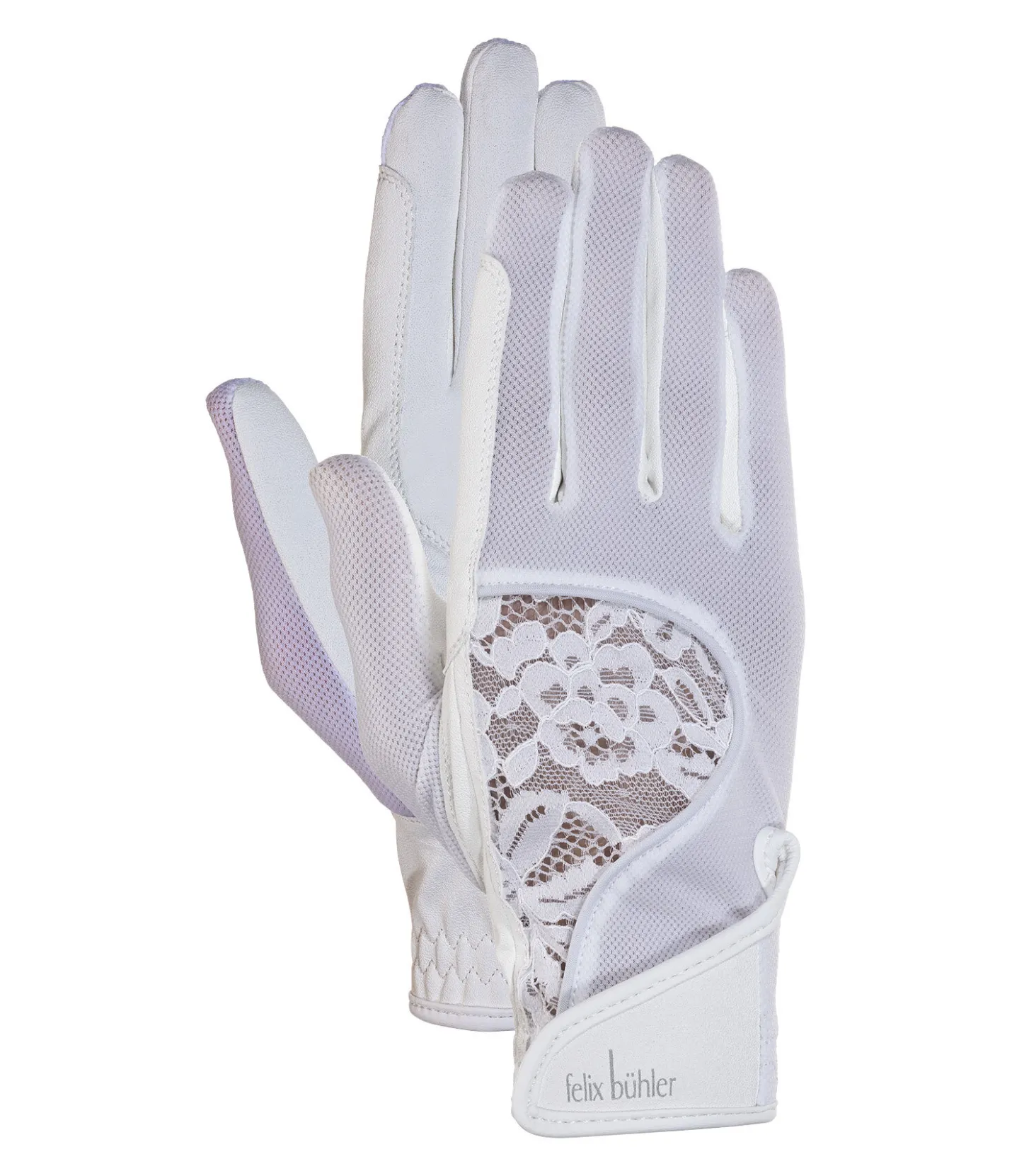 Felix Bühler Gants d'équitation Lace blanc Discount