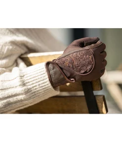 Felix Bühler Gants d'équitation Lace marron foncé New