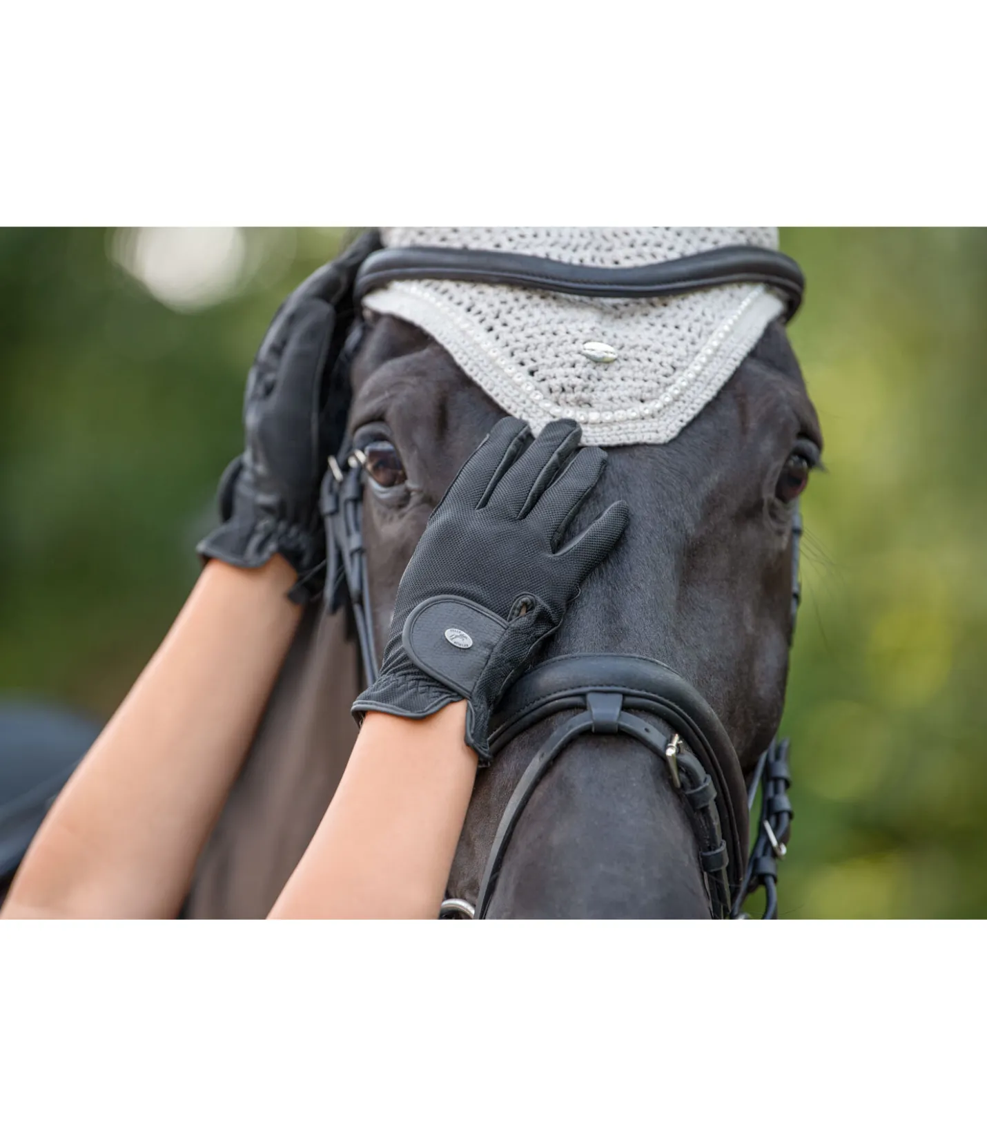 Felix Bühler Gants d'équitation Rio Grip Mesh noir Outlet