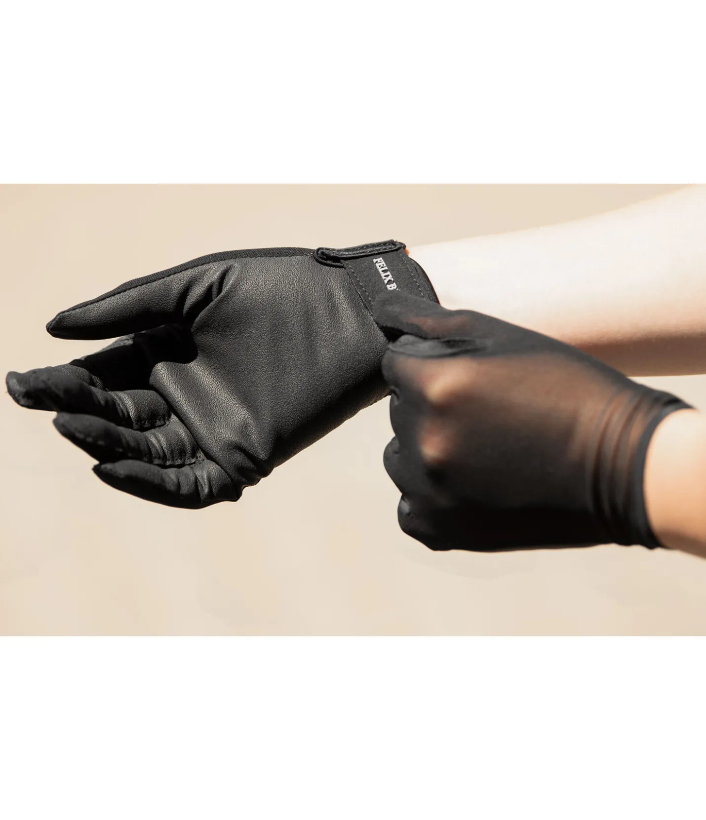 Felix Bühler Gants d'équitation Tan noir Discount