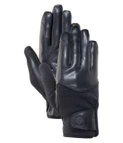 STEEDS Gants d'équitation d'hiver Copenhague noir New