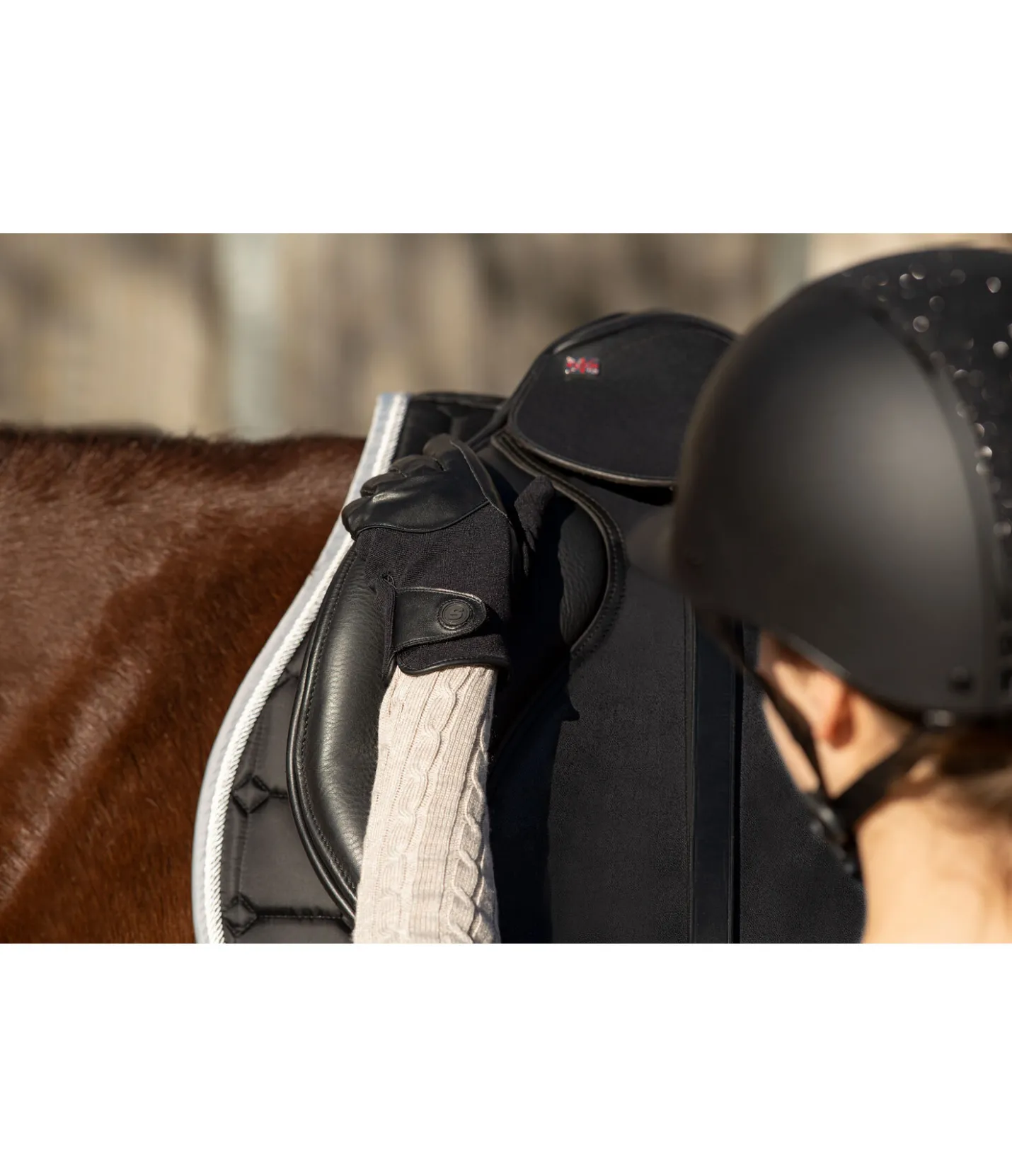 STEEDS Gants d'équitation d'hiver Copenhague noir New