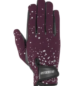 STEEDS Gants d'équitation d'hiver Glitter vignoble Clearance