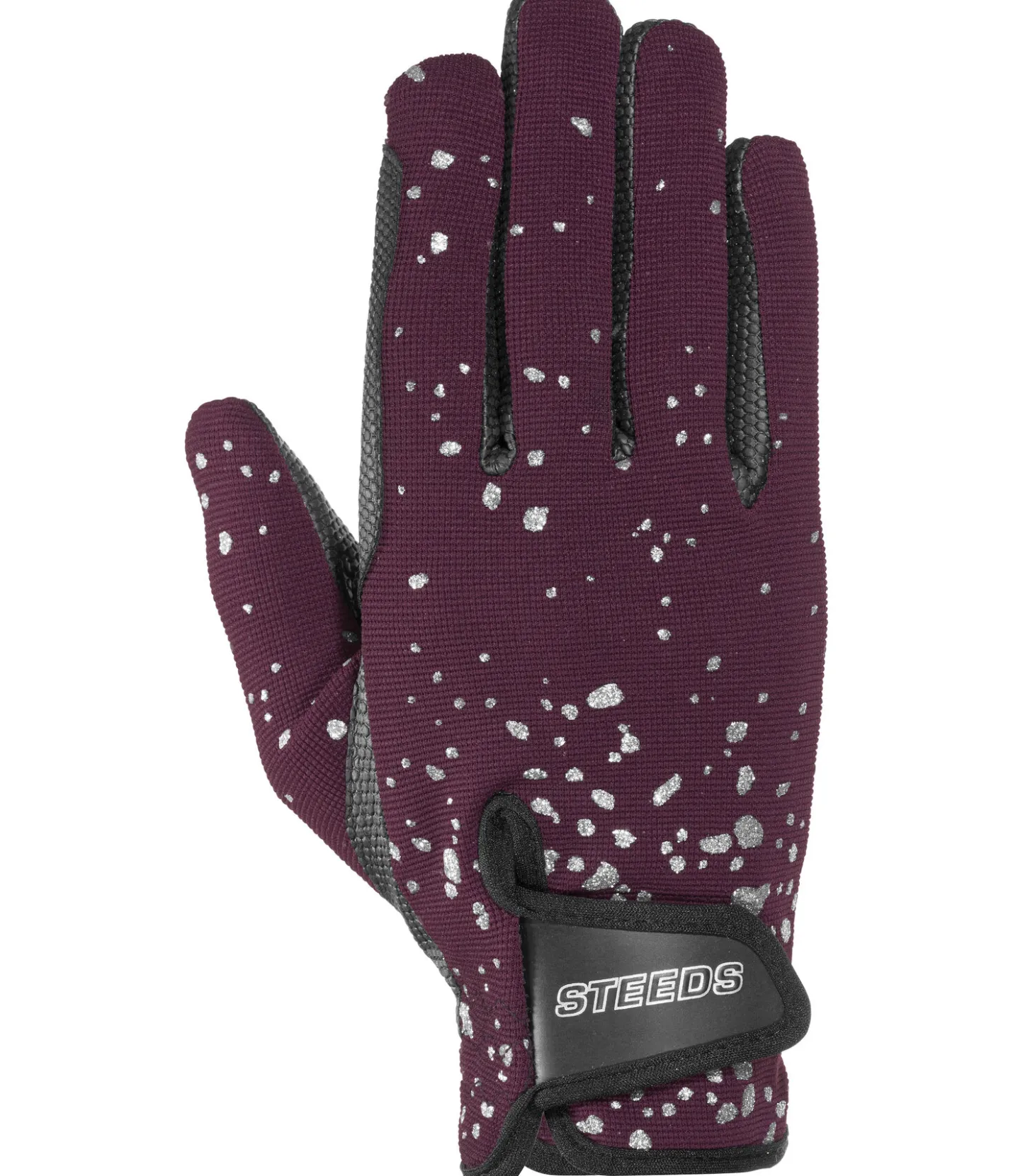 STEEDS Gants d'équitation d'hiver Glitter vignoble Clearance