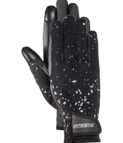 STEEDS Gants d'équitation d'hiver Glitter noir Clearance