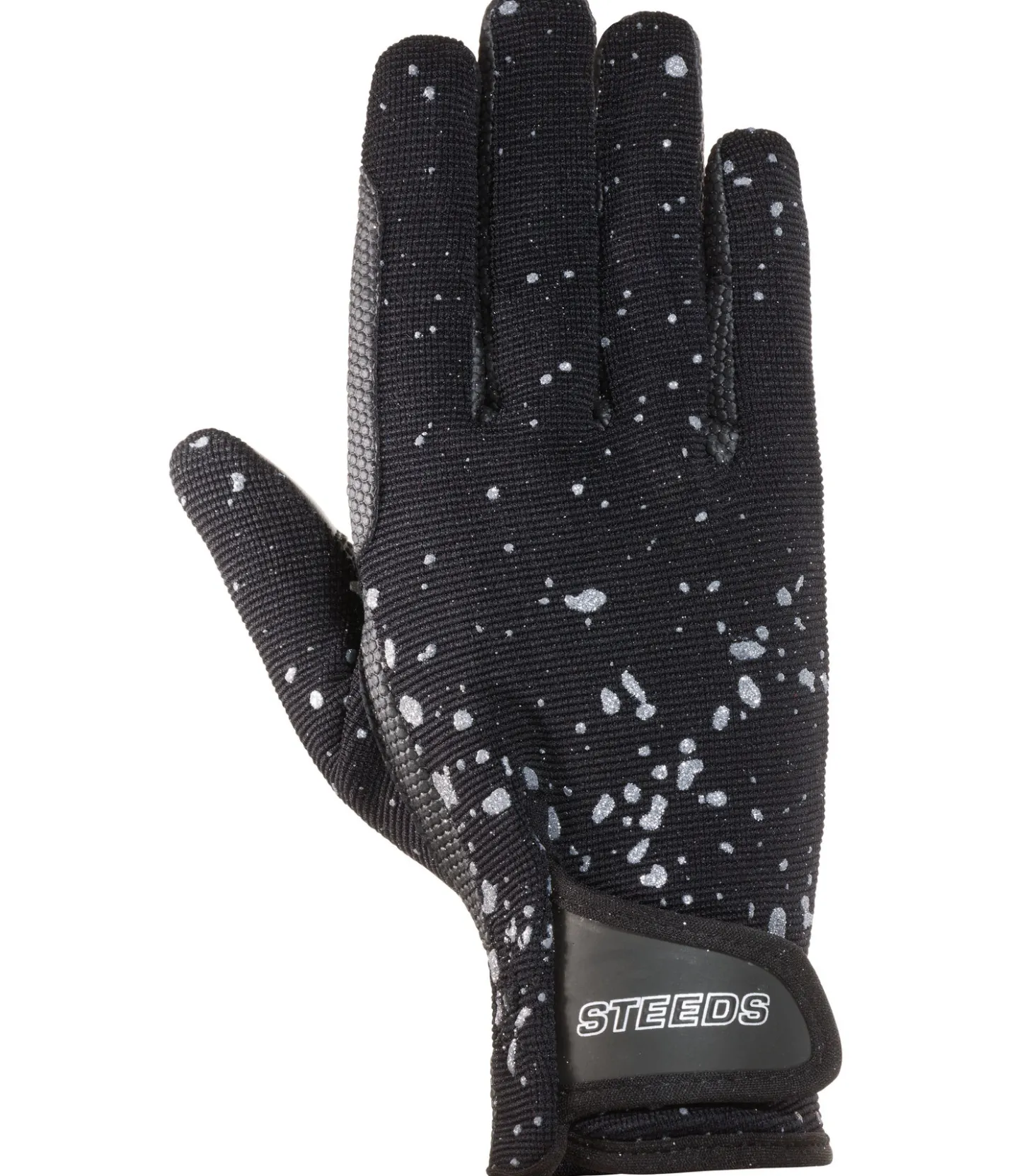 STEEDS Gants d'équitation d'hiver Glitter noir Clearance