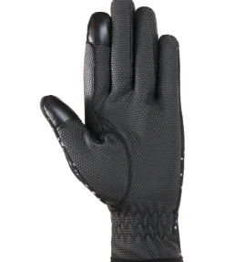 STEEDS Gants d'équitation d'hiver Glitter noir Clearance