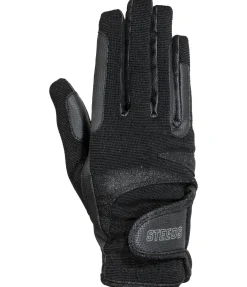 STEEDS Gants d'équitation d'hiver Pitztal noir Hot